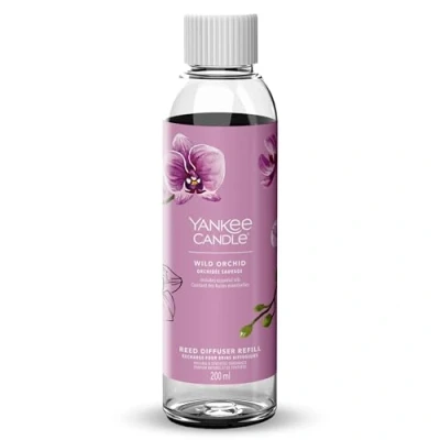 Immagine di Yankee Candle Signature Diffusore a bastoncini Ricarica Orchidea selvatica 200 ml Fino 20 settimane di fragranza Un regalo perfetto per una donna