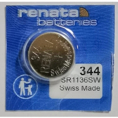 Immagine di RENATA / Swatch Group Pila bottone ossido d&#039;argento 344 1.55V 105mAh Blister x 1