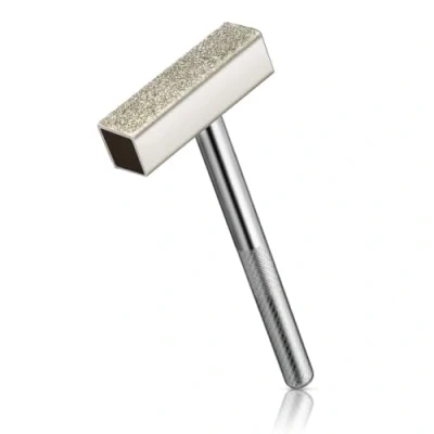 Immagine di Uadme Ravvivatore per Mole, Diamante Ravvivatura Mola, Diamond Stone Dresser con Manico Zigrinato, Ravviva la Larghezza delle Mole Ottenere una Superficie più Piatta