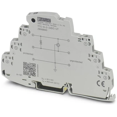 Immagine di Phoenix Contact 2906800 TTC 6 2 24DC UT Scaricatore di sovratensioni 1 pz.