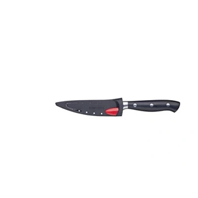 Immagine di MasterClass Spelucchino, Spelucchino autoaffilante in acciaio inossidabile Edgekeeper, 9 cm (3 1/2&quot;), confezionato vongole, nero