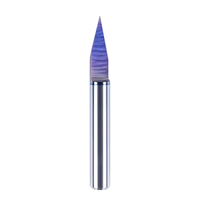 Immagine di SpeTool Fresa CNC per Incisione a Scanalatura V in Carburo 30 Gradi Gambo da 6mm Legno con TAC Rivestimento Punta 0,2 mm Frese 2D 3D Incidere