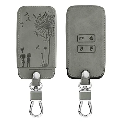 Immagine di kwmobile Custodia Compatibile con Renault 4 tasti Smart Key (solo Keyless Go) Cover Chiavi Auto Protezione Copri Telecomando Copertina Chiave Amore