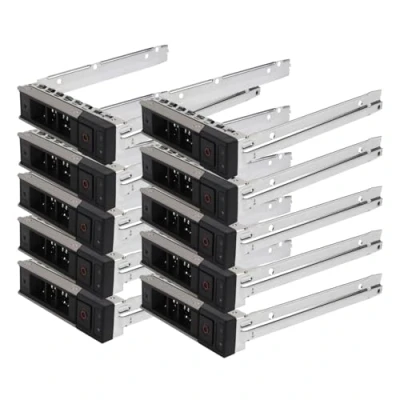 Immagine di Heretom 10 Pezzi X7K8W Disco Rigido Vassoio 3,5&quot; SAS SATA Tray Caddy Per Dell 14th Gen PowerEdge R240 R340 R440 R540 R640 R740 R740xd2 R6415 R6515 R7425 R7525 XC Series