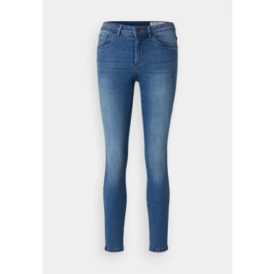 Immagine di Vero Moda Petite Vmtanya Piping Jeans Skinny Fit, Donna, Taglia: XSx28, Medium blue denim