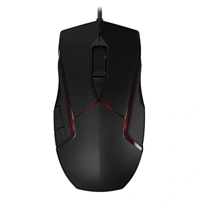 Immagine di CHERRY MC 3.1, Mouse da Gioco cablato, sensore Pixart Ottico ad Alta precisione 5.000 dpi, 6 Pulsanti Liberamente programmabili, Illuminato RGB, Design simmetrico, Nero