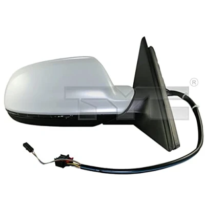 Immagine di Specchio retrovisore esterno Tyc 302 0091 Dx con la prima mano per regolazione elettrica specchio, convesso, termico AUDI: A4 B8 Avant, Sedan