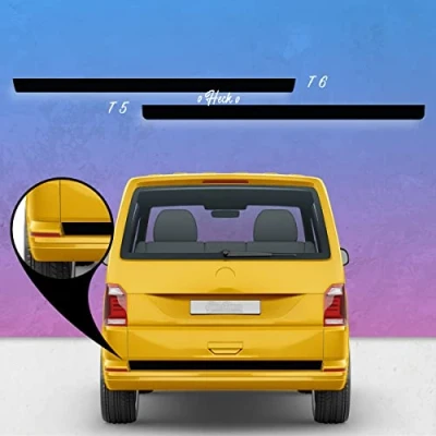 Immagine di AutoDress Adesivo per portellone posteriore, adatto VW T4, T5 e T6 Bus (111 m, nero opaco)