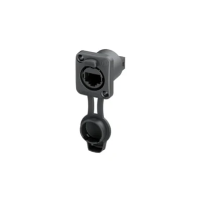 Immagine di Neutrik Presa da incasso etherCON TOP airtight IDC NE8FDIS Nero 1 pz.