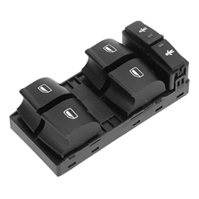 Immagine di LEDFEWAG Interruttori a pulsante Alzacristalli per auto 4F0959851G Compatibile A6 Quattro Q7 S6 2007 2015