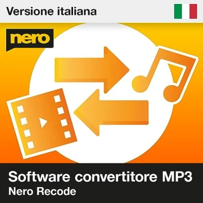 Immagine di Nero MP4 Converter Convertitore video Convertire DVD in MP3 Conversione audio Video: MP4, MPEG, VOB, DAT Audio: MP3, WAV, FLAC, MP2 Licenza illimitata 1 PC Windows 11 / 10 8 7