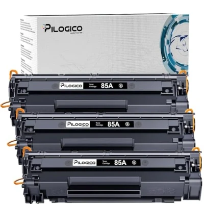 Immagine di Pilogico 3 Toner Compatibile con Stampante HP CE285A 85A per LaserJet Pro P1102 P1102W M1212NF M1132 MFP M1217NFW M1212 M1130 P1100 M1136 M1210 M1210MFP M1134MFP M1134 M1137