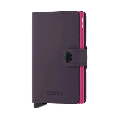 Immagine di Secrid Miniwallet Matte Dark Purple Fuchsia Incisione gratuita