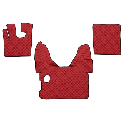 Immagine di F CORE FL01 RED Set tappetino Finta pelle anteriore 3 Rosso