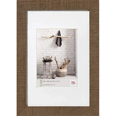 Immagine di walther design marrone 10 x 15 cm con passe partout, Cornice in legno per la casa HO015P