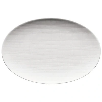 Immagine di Rosenthal 11770 800001 12718 Mesh Piatto Ovale, 18 cm, Colore: Bianco