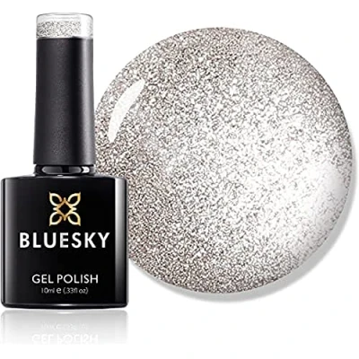 Immagine di Bluesky Smalto Per Unghie Gel, Safety Pin, 80606, Argento, Bagliore (Per Lampade Uv E Led) 10 Ml