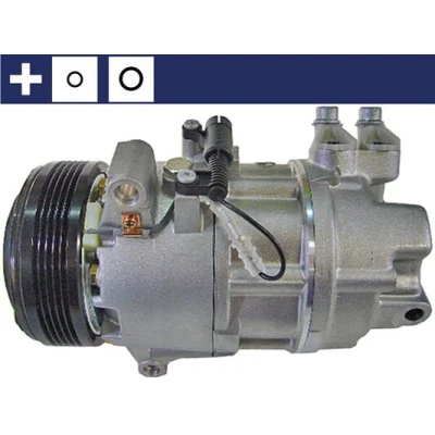 Immagine di MAHLE ORIGINAL ACP 811 000S Compressore Aria Condizionata CSV613C 12 PAG 46 R 134a con anello tenuta BMW: 3 Sedan, Coupe, Touring