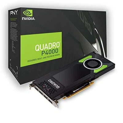 Immagine di PNY nVidia Quadro P4000 Scheda Grafica da 8 GB, 1792 Cuda Core, Nero