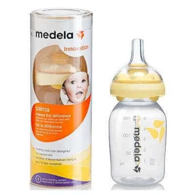 Immagine di Medela tettarella per latte materno a flusso lento senza BPA con bottiglia da 150 ml congelatore e adatta al frigorifero, esprimere, conservare nutrire
