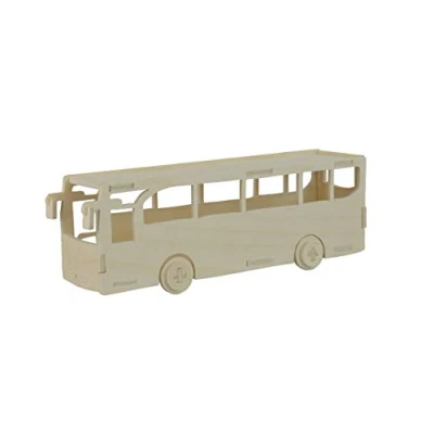 Immagine di Pebaro 851/6 Set di Costruzione in Legno 3D Puzzle Bus