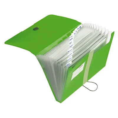 Immagine di herlitz Fächermappe easy orga to go, 12 Fächer, blau Apfel