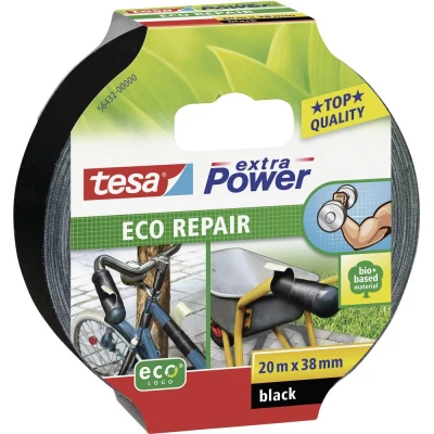 Immagine di tesa ECO REPAIR 56432 00000 00 Nastro in tessuto tesa® extra Power Nero (L x L) 20 m 38 mm 1 pz.