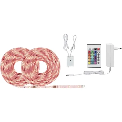 Immagine di Paulmann SimpLED 78980 Kit completo striscia LED con spina 12 V 10 m RGB 1 pz.