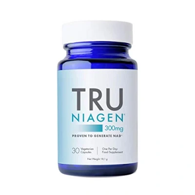 Immagine di TRU NIAGEN Integratore di nicotinamide riboside NAD+, formula brevettata NR, per ridurre stanchezza e affaticamento, da 30 compresse, 300 mg porzione (1 mese/1 flacone)