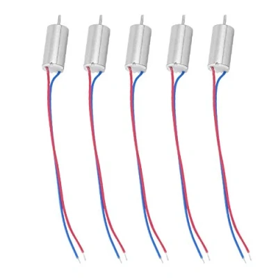 Immagine di 5 pezzi 6x12mm motore coreless CC, micro 3,7 V 21800 giri/min per modello di aereo/giocattolo/quadricottero