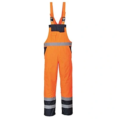 Immagine di Portwest S489 Salopette con Bretelle, Foderato, Arancione, L