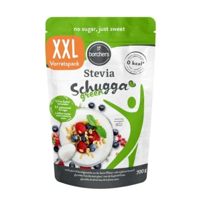Immagine di borchers Stevia Dolcezza cristallina, con eritritolo, senza calorie, edulcorante, 700g