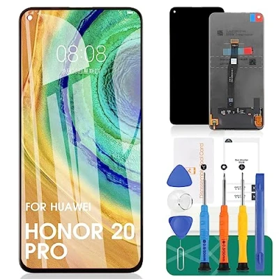 Immagine di per Huawei Honor 20 Display LCD PRO Touch Screen Nova 5T Sostituzione dello Schermo 20S Kit di Riparazione digitalizzatore con Telaio (Nero)