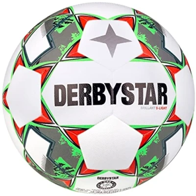 Immagine di Derbystar Unisex Gioventù Brillant DB S Light v23, pallone da calcio, bianco, verde, 5