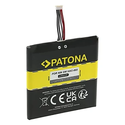 Immagine di PATONA Batteria Ricambio per Nintendo HAC 003, 001( 01) Batterie 4300mAh Compatibile con Switch P/NHAC A BPHAT C0, S JP