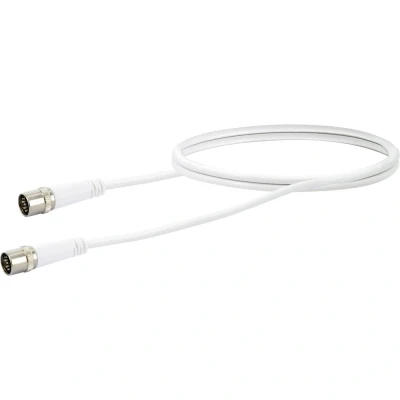 Immagine di Schwaiger Antenna, SAT Cavo [1x Spina quick a F 1x F] 1.50 m 10 dB quadrupla schermatura Bianco