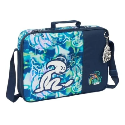 Immagine di Safta EL Bambino KOOK Portafoglio Extrascolastico, Valigetta portatodo, Tracolla comoda e versatile, qualità resistenza, 38 x 6 28 cm, Blu navy, M, Casual