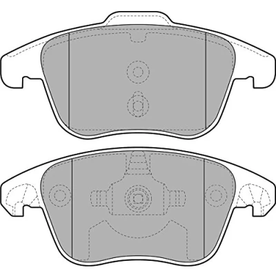 Immagine di DELPHI LP21 Kit pastiglie freno Non predisposto per contatto segnalazione usura con lamierino anticigolío senza accessori ALFA ROMEO: Giulia Sedan