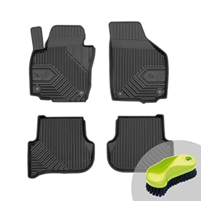 Immagine di FROGUM No.77 Set di tappetini perfettamente su misura per Skoda Yeti 2009 2017 Materiale TPE durevole