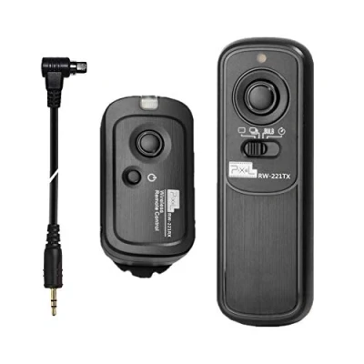 Immagine di Pixel RW221 N3 Fotocamera Telecomando Wireless Compatibile con Canon R3 R5 10D 6D II 1DX III 1DS 1D C IV N 5D 5DS 5DSR 7D 50D 40D 30D 20D