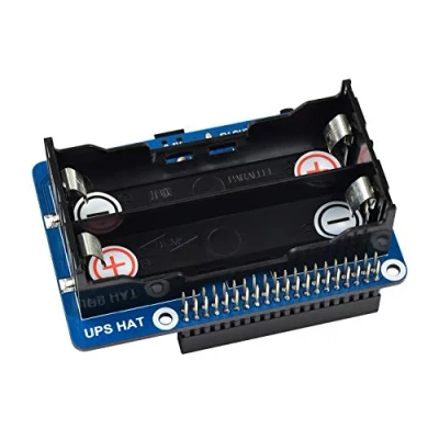 Immagine di Waveshare Raspberry Pi Uninterruptible Power Supply UPS HAT Stable 5V Output Multi Battery Protection Circuits