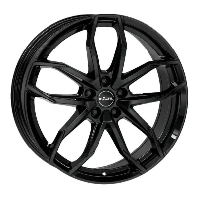 Immagine di RIAL 5 fori 19Inch 110mm cerchio in lega Lucca nero LUC80933AC22 6 Cerchione