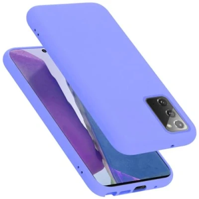 Immagine di Cadorabo Custodia compatibile con Samsung Galaxy NOTE 20 in LIQUID LILA CHIARO Morbida Cover Protettiva Sottile di Silicone TPU Bordo Protezione Ultra Slim Case Antiurto Gel Back Bumper Guscio