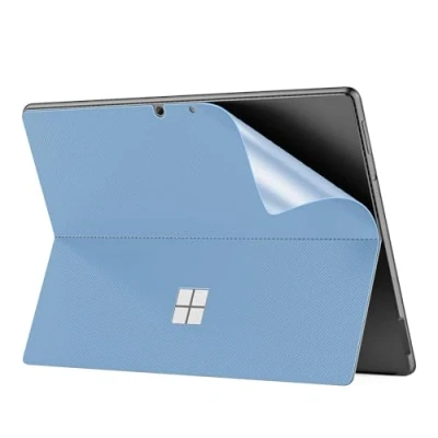 Immagine di MoKo Decalcomania in Pelle del Retro Tablet per Microsoft Surface PRO 11 2024 / 10 9 8 13&quot; Touchscreen, PU Protettiva Corpo Copertura 11/10, Blu Reale