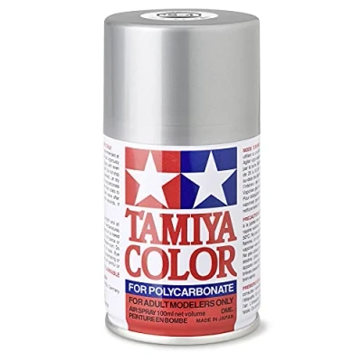 Immagine di TAMIYA 300086041 86041 PS 41 Vernice spray per modellismo in plastica, accessori fai da te, colori argento, 100 ml (confezione 1)