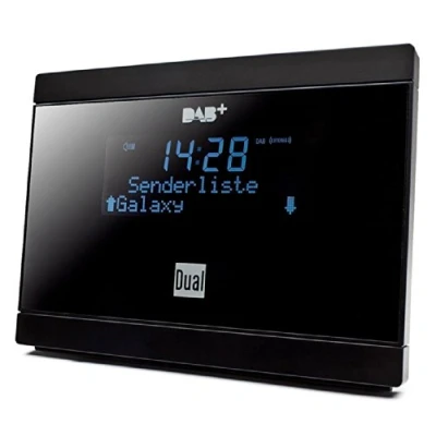 Immagine di Dual DAB 2A Radio digitale (display LCD, adattatore DAB+/UKW, funzione sveglia), telecomando e inclusi, colore: Nero