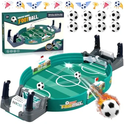 Immagine di NLMWTI Calcio Balilla Bambini, Biliardino con 8 Palline, Gioco di calcetto Interattivo, Regalo bambino 4 5 6 7 anni maschio