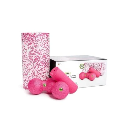 Immagine di BLACKROLL® BLACKBOX MED, Set con BLACKROLL MINI, BALL 08 e DUOBALL 08, Rullo massaggiatore palline per l&#039;automassaggio, rosa