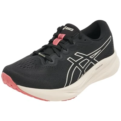 Immagine di Asics Gelpulse 15 GTX Scarpe da corsa su strada, Donna, Taglia: 43.5, Black/vanilla Tessuto / sintetico