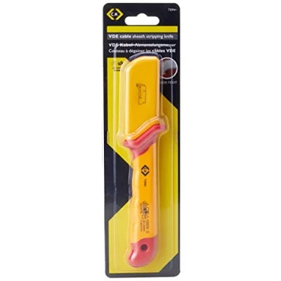 Immagine di C.K t0990 Coltello per strippaggio cavi VDE, Multicolore